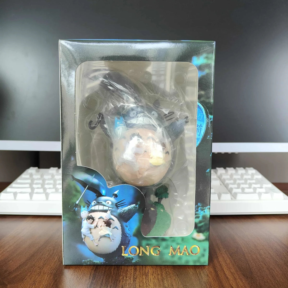 Bandai My Neighbor Totoro PVC Anime Figure 19cm Desk Statue Model