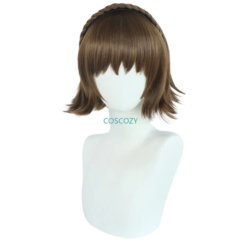 Game Cosplay Costume Queen Makoto Niijima Cosplay Costume Woman School Uniform Christmas Carnival Party Dress Wig Costumes SS69