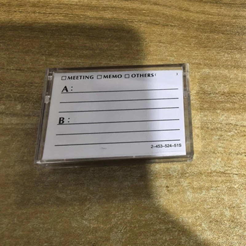 3PCS Mini Interview Tape MC-60 Minute Mini Recording Tape Interview Machine Cassette