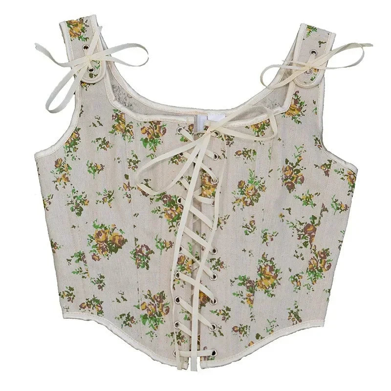 VISIVANEC Lolita Corset Tank Top Women's Slimming Bustier