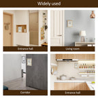 Wooden Wall Key Holder Cabinet with 6 Hooks