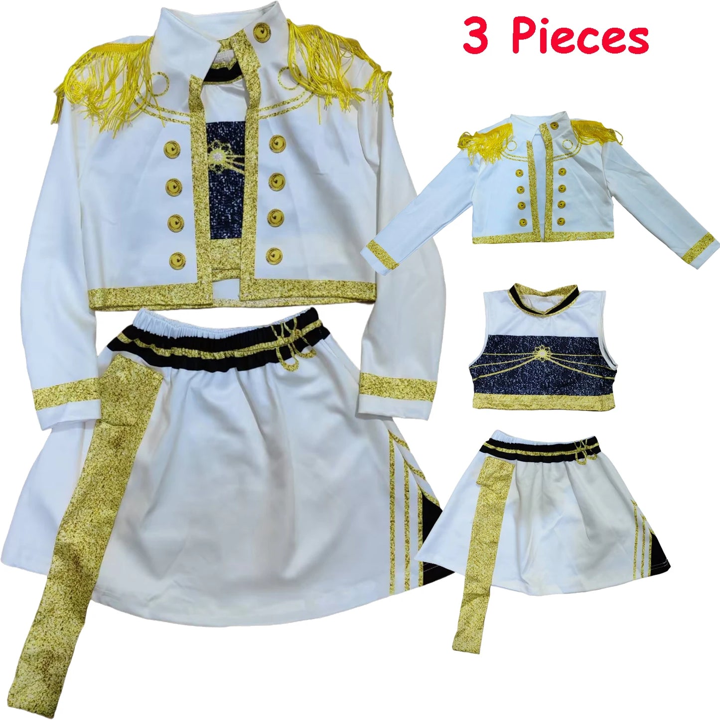 Daliclown Kids Anime Idol Singer Cosplay Costume Performance Outfit
