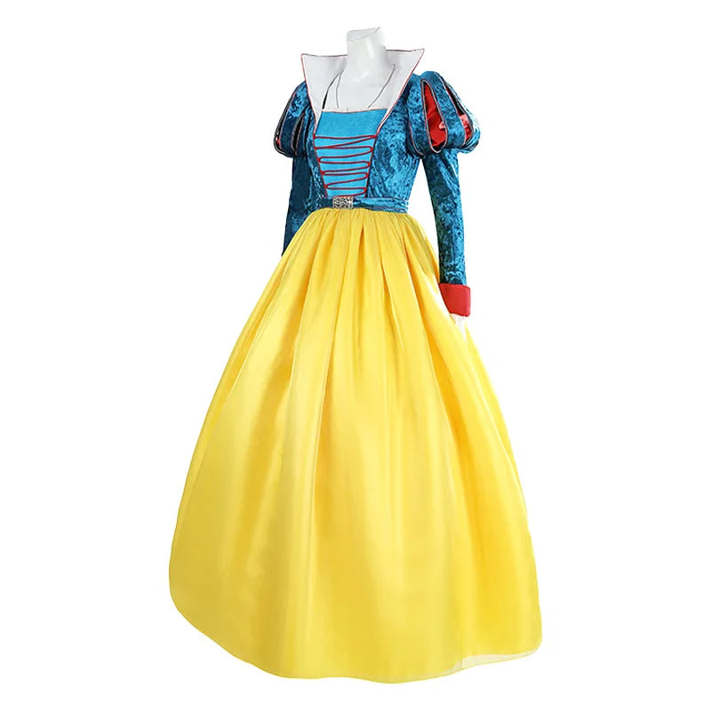 New Movies of 2025 Snow White cosplay Costume Adult and Child Sizes Fairy Tale Sweet Princess Dress Halloween Ball Woman Uniform - SS69