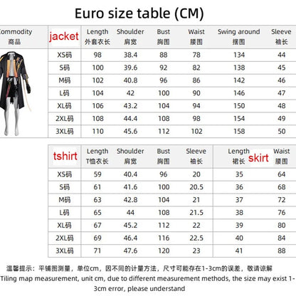 HOMCHEE Honkai Star Rail Trailblazer Cosplay Costume Set for Women