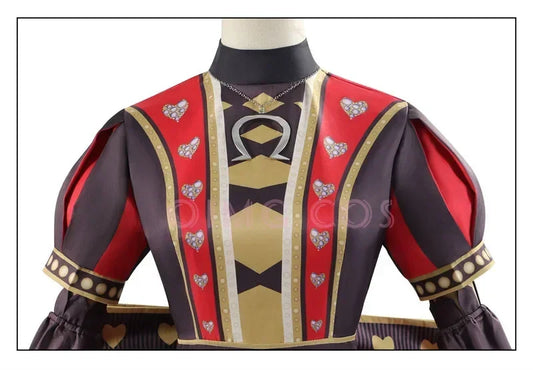 Alice Cosplay Costume Set Women Polyester Anime Game Character Outfit