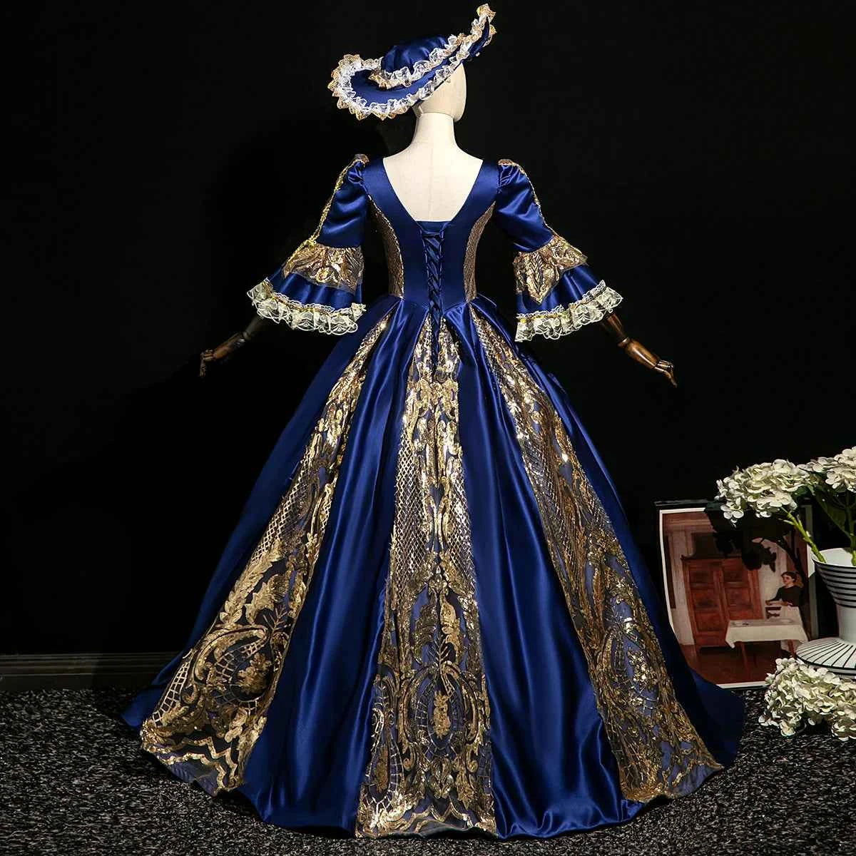 Customized Women Renaissance Victorian Party Dresses Baroque Historical Theater Masquerade Gowns