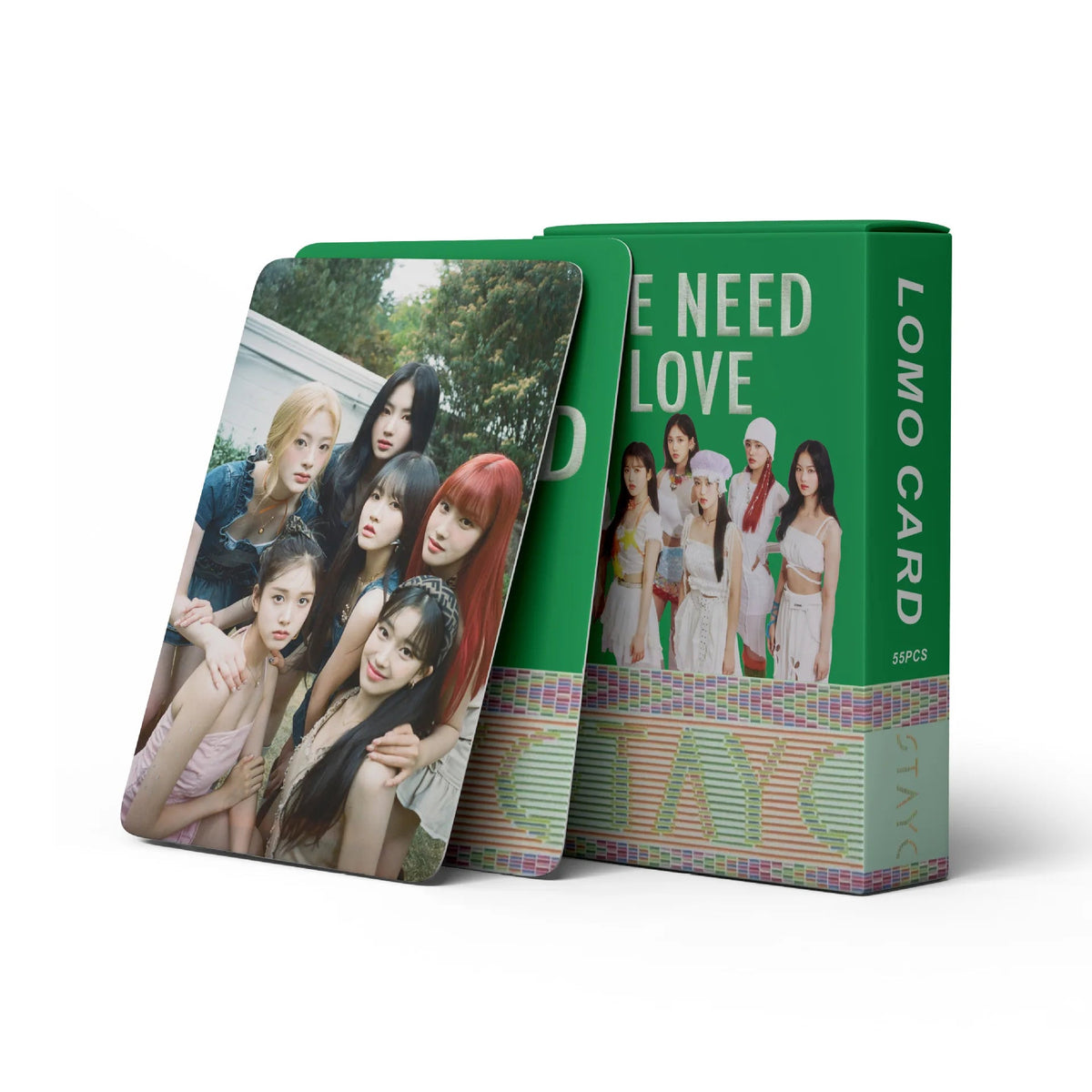 50 Cards / Set Stayc New Album Laser Card Lomo Card Girl Group Print Photo Card Beautiful Photo Fan Girl Gift Small Card Kpop SS69