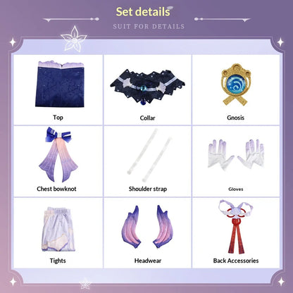 Game Genshin Impact Kokomi Cosplay Costume Sangonomiya Kokomi Wig Shoes Sexy Women Halloween Party Fancy Dress Outfit Full Set