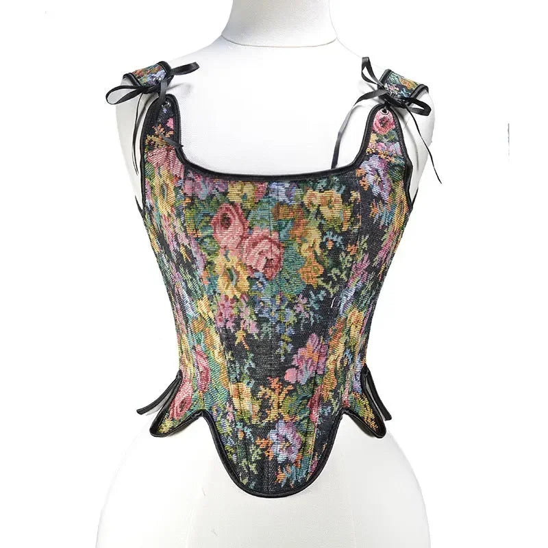 VISIVANEC Lolita Corset Tank Top Women's Slimming Bustier
