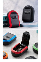 4-Digit Combination Wall Mount Key Lock Box for Secure Storage