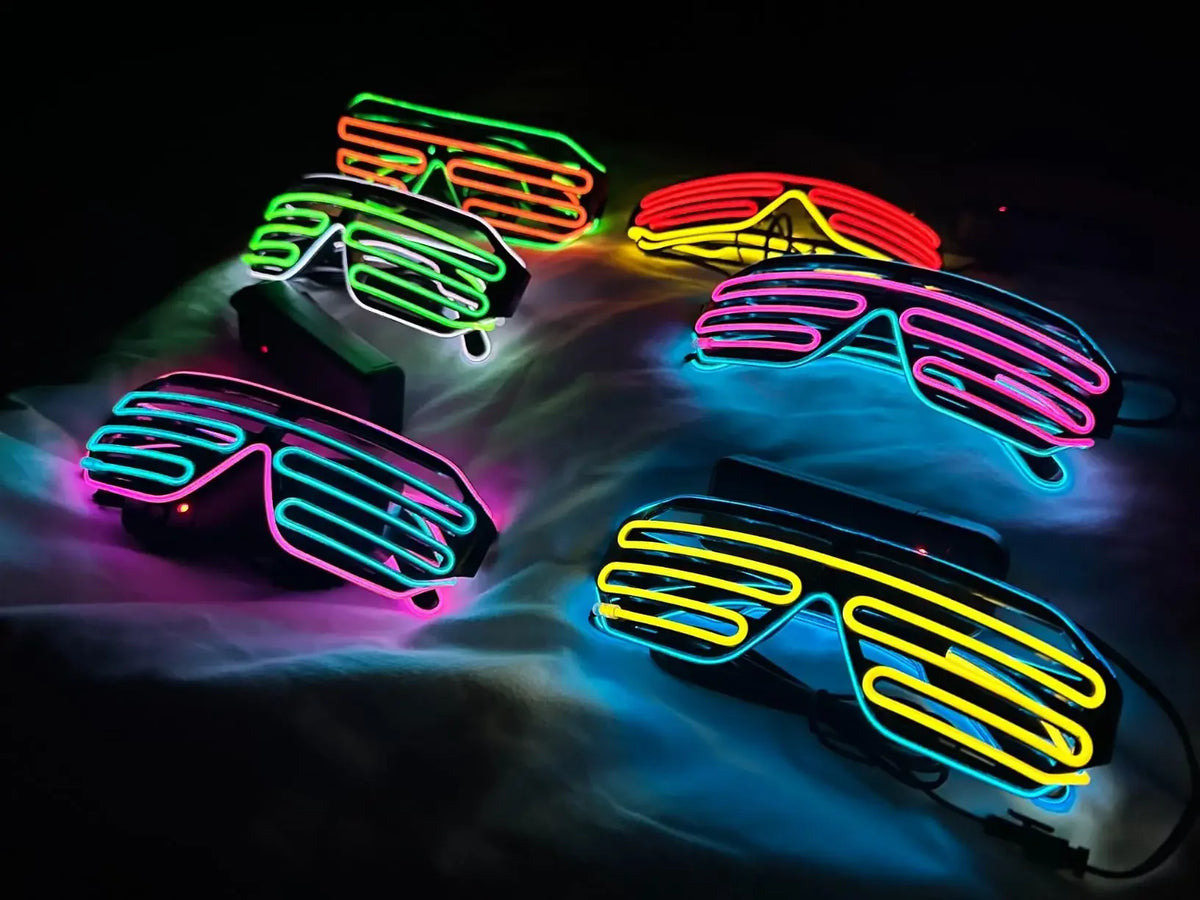 LED Glow Glasses with Blinking Modes for Parties