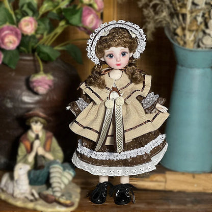 30cm Bjd Doll Lolita Doll 1/6 Starry Sky Grey Eyes Lolita Fashion Accessories Diy Doll Set Children'S Girls Birthday Gift Toy SS69 18.69 one