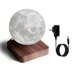 Mexllex Magnetic Floating Moon Lamp, 3D Printed Rotating LED
