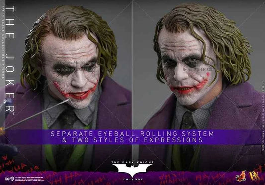 HOTTOYS HT DX32 1/6 Collectible Glue Hair Joker Action Figure Comics Dark Black Villain Delicate 12" Full Set Soldier Model