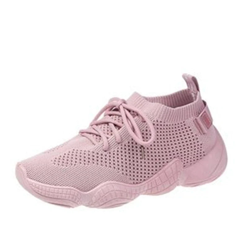 Fitshinling Fashion New Neon Women's Sneakers Athleisure Shoes For Women Lace Up Casual Flats Shoe SS69