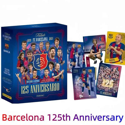 Genuine PANINI Barcelona 125th Anniversary Team Box Limited Superstar Signature Card Extremely High Collection Value Fans' Gifts