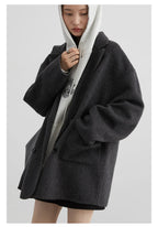 CHIC VEN Women's Wool Blend Double-Breasted Coat