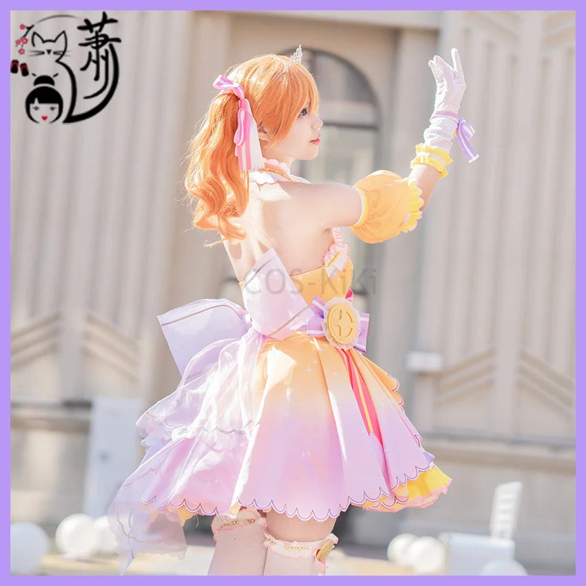 COS-KiKi Anime Lovelive Aqours Tojo Nozomi/Nishikino Maki All Members Fireworks Awakening Lolita Singing Suit Cosplay Costume SS69