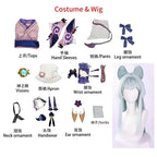 New Arrival Yumemizuki Mizuki Cosplay Costume Wig for Game Impact Women Kimono Dress Women Role Play Outfits