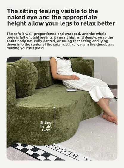Living Room Sofas Vacuum Compression Sofa Pure Sponge Single Multifunctional Foldable Special Shaped Sofa Bed Furniture