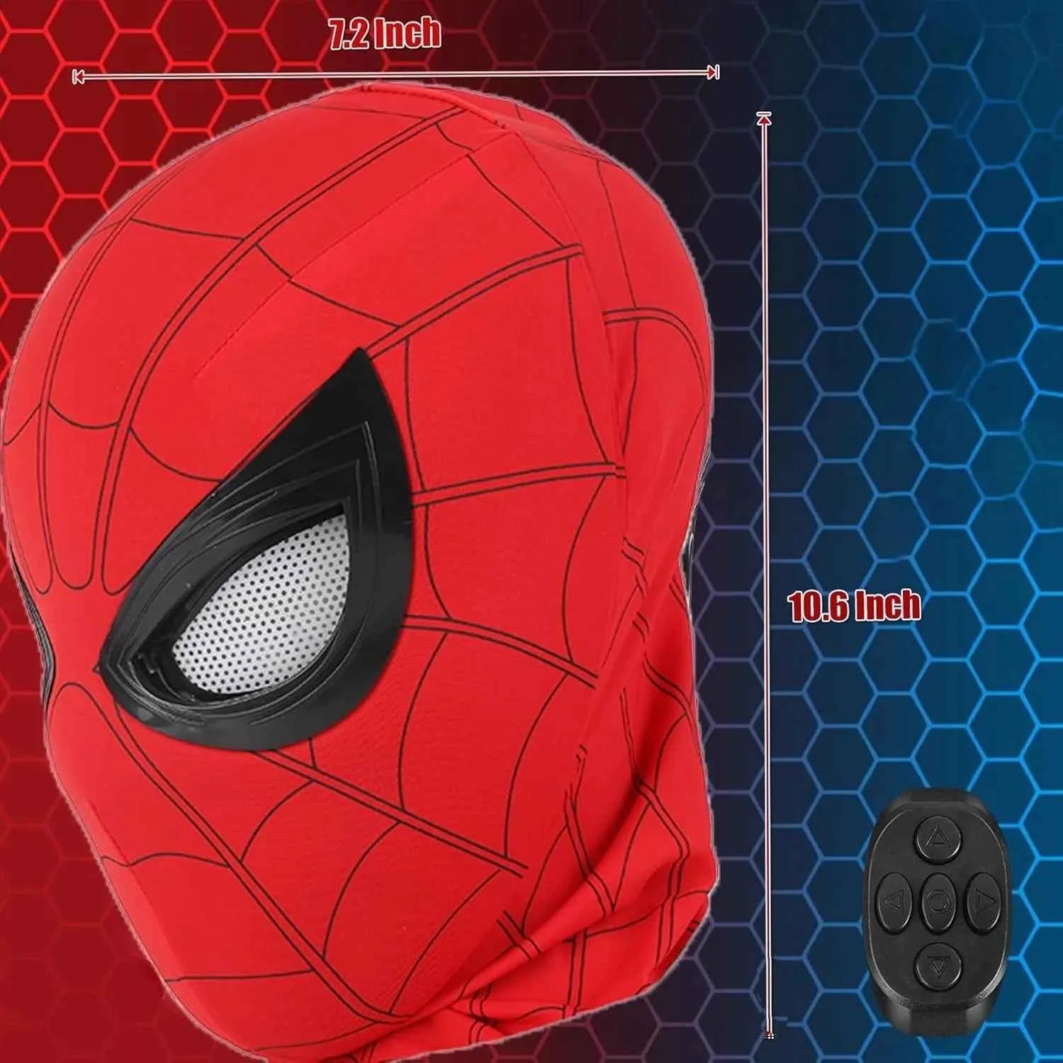 SpiderMan Superhero Launcher Spiderman mask Halloween Cosplay Spider-Man Launcher Suction Cup Ejection Christmas Birthday Gift