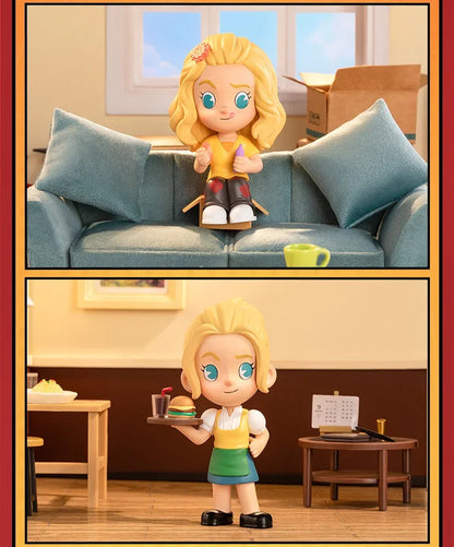 POP MART The Big Bang Theory Action Figures Toys TBBT Sheldon Penny Amy Leonard Howard Rajesh Bernadette Figure Dolls Kids Gifts SS69