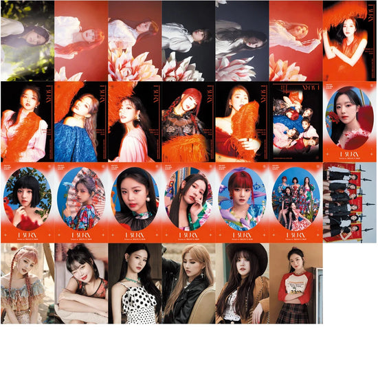 KPOP 55cards/set (G) I-DLE Album Card I FEEL Album GIDLE Ye Shuhua MINNIE Printed Photo Card LOMO Card Gift For Girls Collection SS69