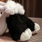 Fursuit Paw Gloves Boots Giant Wearable Wing Accessories Plush Toys Furry Cosplay Cat Bear Shoes Cute Fluffy Animal Manga Party SS69