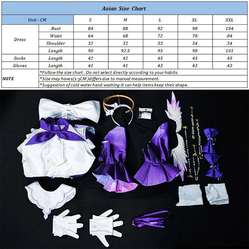Robin Cosplay Costume Honkai Star Rail Satin Wedding Dress Set for Women