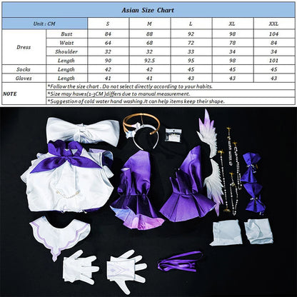 Robin Cosplay Costume Honkai Star Rail Satin Wedding Dress Set for Women