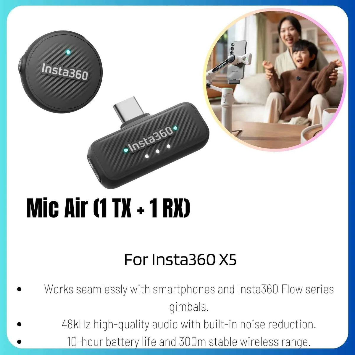 Insta360 X5 Original Accessories Collection Lens Cap Premium Guards Screen Protector Metal Frame Charging Case Battery Pack