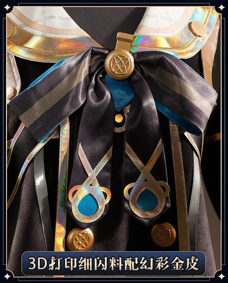 Genshin Impact Freminet Cosplay Costume Uniform Anime Chinese Style Halloween Costumes Role Play for Women Game SS69