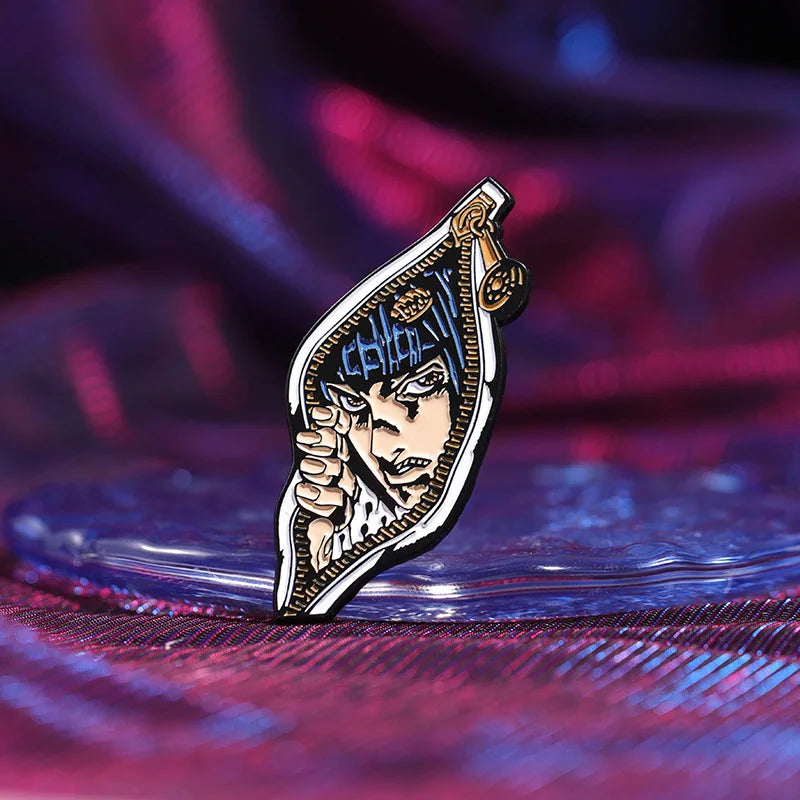 Cartoon Comic Character Enamel Pins Custom Jojo Japan Tv Animation Brooches Lapel Badges Classic Jewelry Gift For Fans Friends