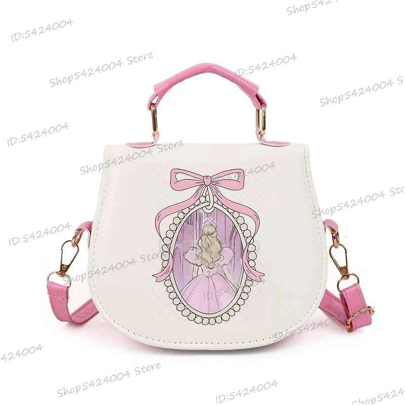 Classic Wicked Change for Good Women Crossbody Bag Fashionable Cartoon Witch's Wand Zipper Shoulder Bag Girl Funny Handbag Gift