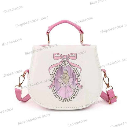 Classic Wicked Change for Good Women Crossbody Bag Fashionable Cartoon Witch's Wand Zipper Shoulder Bag Girl Funny Handbag Gift