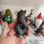 1pc Halloween Magic Black Dragon Snake Griffin Unicorn Mysterious Witches Statue Home Decor Figurine Christmas Desk Ornaments
