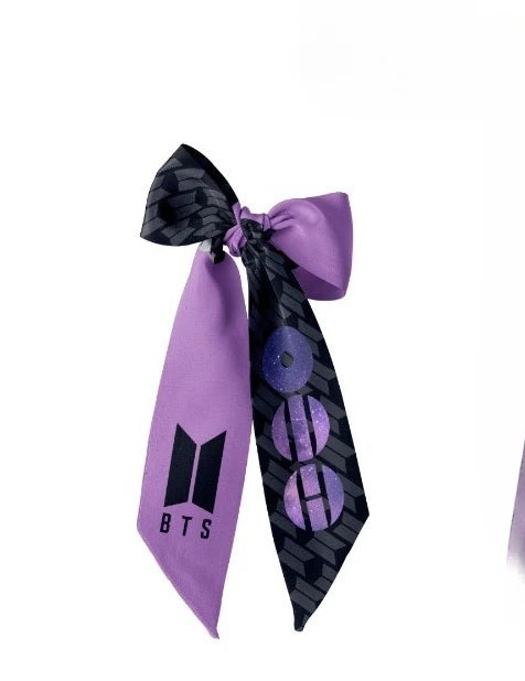 BT21 Cute Merchandise Support Ribbon Scarf, Creative and Personalized Hair Tie Wrist Scarf, High-appearance-value Small Gift