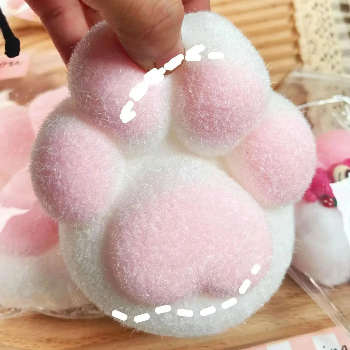 Jumbo Soft Squishy Cat Paw Stress Relief Toy, Extra Large Sensory Fidget Toys for Anxiety ADHD Focus, Kids Adults Squeeze Gift SS69