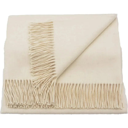 Luxury Alpaca Wool Solid Color Throw Blanket Handcrafted for Cozy Comfort and Warmth SS69