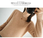 Autumn And Winter Cashmere Sweater Women's Crew Neck Pullover Casual Knitted Top Women's Short Undercoat Fashion 18 Colors SS69