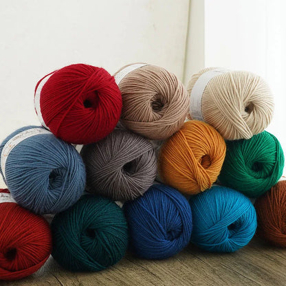 500g pure wool yarn fine count cashmere medium coarse yarn for making warm sweaters and scarves for autumn and winter
