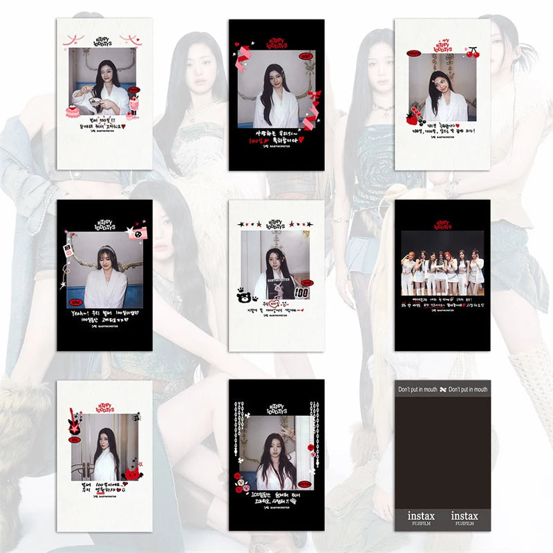 8pcs/set KPOP BABYMONSTER Album HAPPY 1000 DAYS LOMO Card Tea Lu Bao Monster Photo Card AHYEON HARAM RORA RUKA ASA Postcard SS69
