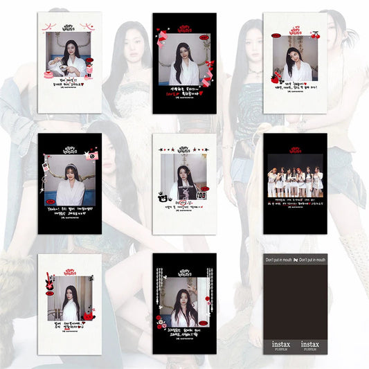 8pcs/set KPOP BABYMONSTER Album HAPPY 1000 DAYS LOMO Card Tea Lu Bao Monster Photo Card AHYEON HARAM RORA RUKA ASA Postcard SS69