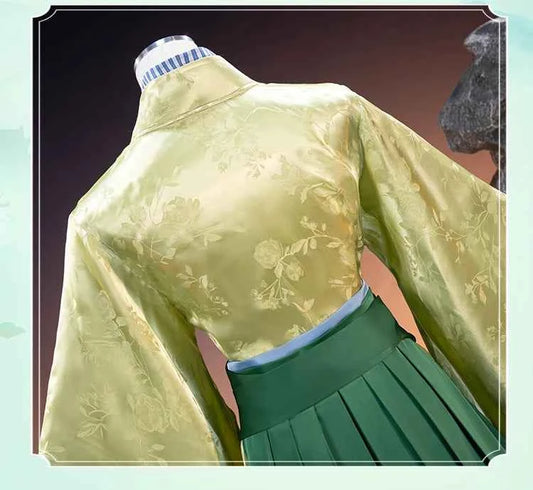 Maomao Cosplay Costume Anime The Apothecary Diaries × JR Kyoto DokiDoki-R Women Green Dress Mao Mao Kyoto Travel Cosplay