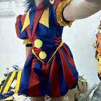 Amazing Digital Circus Pomni Cosplay Costume with Wig & Accessories