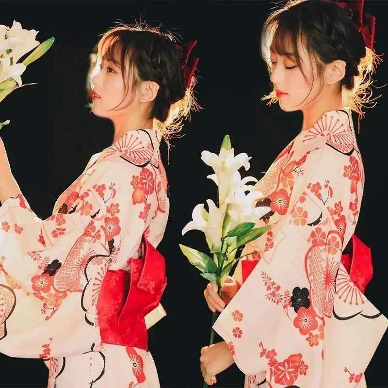 Fashion Photography Clothes Party Dress Japanese Kimono Cosplay Yukata Women Clothing Traditional Ethnic Style Streetwear Stage
