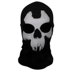 Ghost Skull Balaclava Full Face Mask for Cosplay & Cycling