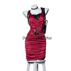 Ada Wong Resident Evil Red Cheongsam Cosplay Dress for Women