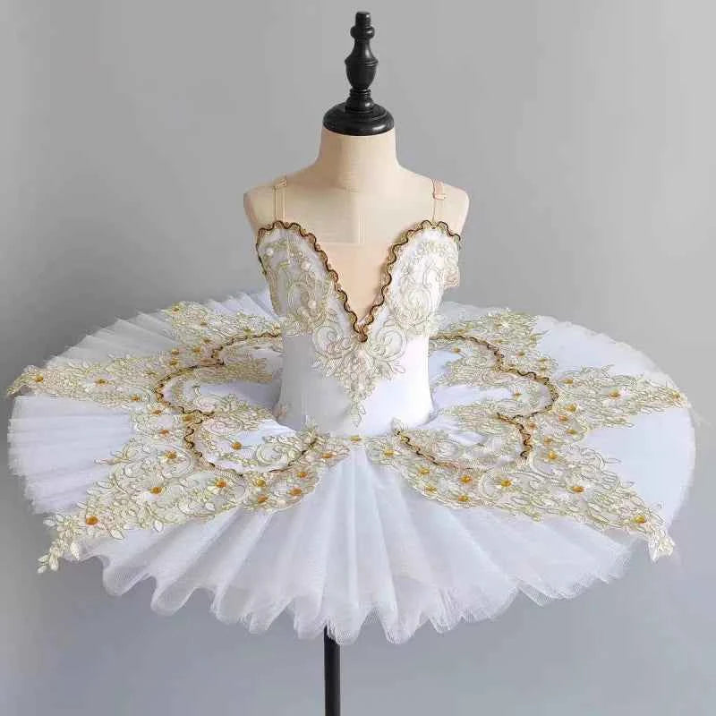 Girls Elegant Tutu, Skirt Ballet Dance Wear Kids Soft  Tutu Balliet Practice Training Stage Performance,Kids Dance Wear,Costume