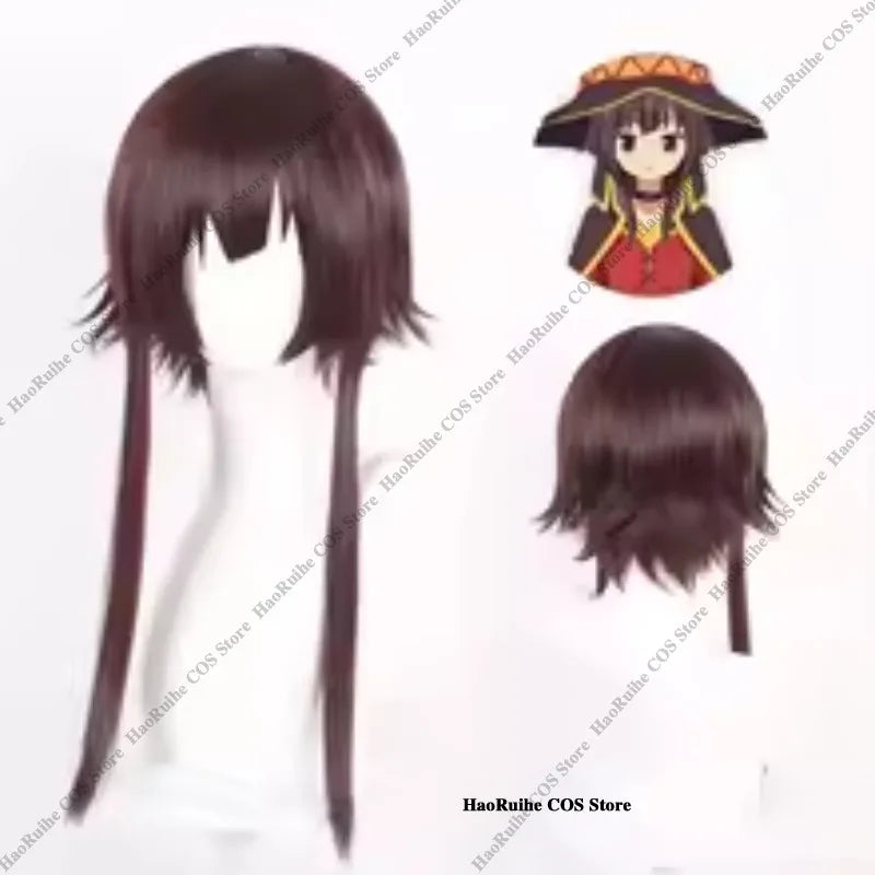 Megumin Cosplay Costume Set: Dress, Cloak, Hat - KonoSuba Sorceress
